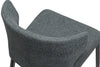 CABO COUNTER - FABRIC SEAT + WOOD BASE STOOL