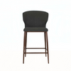 CABO COUNTER - FABRIC SEAT + WOOD BASE STOOL