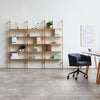 Branch Triple Unit (1 X Unit 2 Shelves & 1 Desk/2 X Units 5 Shelves Each)