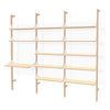 Branch Triple Unit (1 X Unit 2 Shelves & 1 Desk/2 X Units 5 Shelves Each)