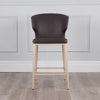 CABO COUNTER - LEATHERETTE SEAT +  IMPRINT METAL BASE STOOL