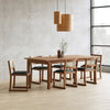 Eglinton Dining Chair Vinyl Noir Walnut