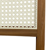 Eglinton Dining Chair Vinyl Noir Walnut