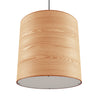 Milton Large Pendant Light Ash Veneer/Black