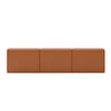 Mix Modular Armless Sofa 3-pc Vegan Leather