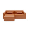 Mix Modular Sectional 3-pc Vegan Leather LF