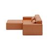 Mix Modular Sectional 3-pc Vegan Leather LF