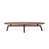Solana Oval Coffee Table Walnut