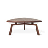 Solana Triangular Coffee Table Walnut