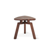 Solana Triangular End Table Walnut