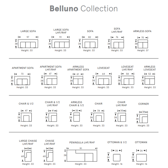 Belluno Sectional