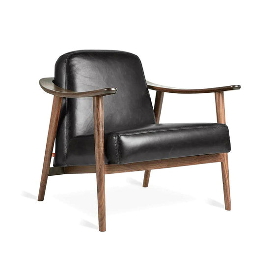 Baltic Chair Saddle Black Leather