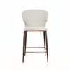 CABO COUNTER - FABRIC SEAT + WOOD BASE STOOL