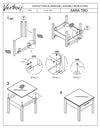 SARA End Table - Verbois
