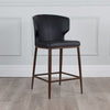CABO COUNTER - LEATHERETTE SEAT +  IMPRINT METAL BASE STOOL