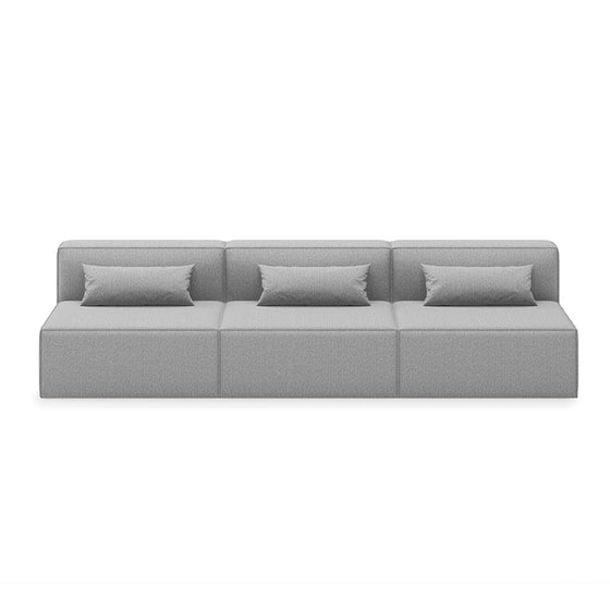Mix Modular Armless Sofa 3-pc Fabric