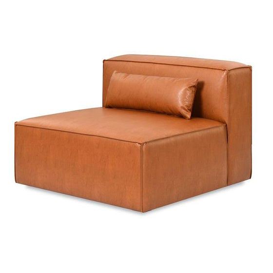 Mix Modular Armless Chair Leather