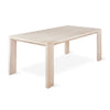 Plank Table with Nested Bench in White Wash Ash